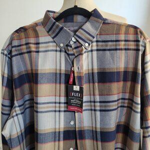Van Heusen Flex Long Sleeve Men’s Button-Down Shirt (Size: Large)